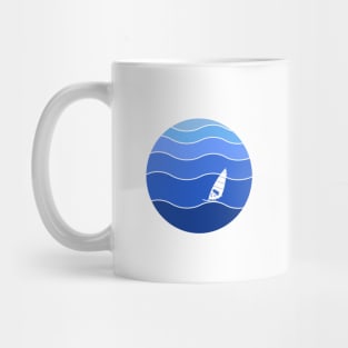 Windsurfer waves Mug